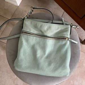 Light blue Kate spade crossbody bag